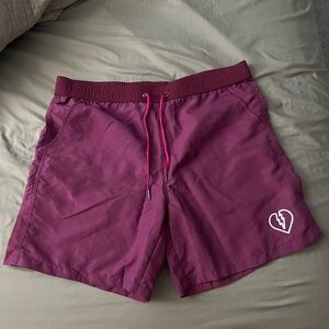 Burgundy Shorts